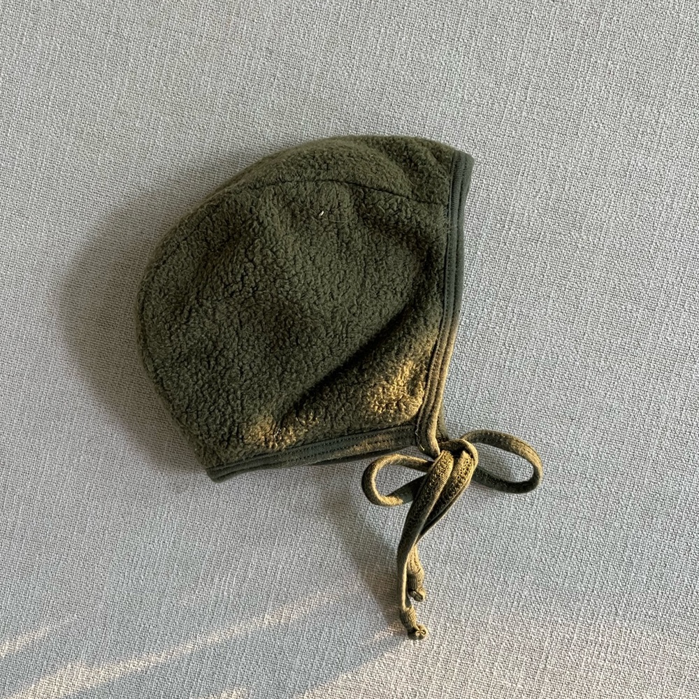 Fleece Green Briar Bonnet